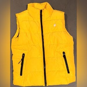 Superdry Yellow Puffer Vest
